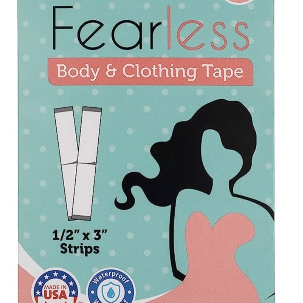 Double Sided Tape for Fashion, Clothing and Body (50 Strip Pack)